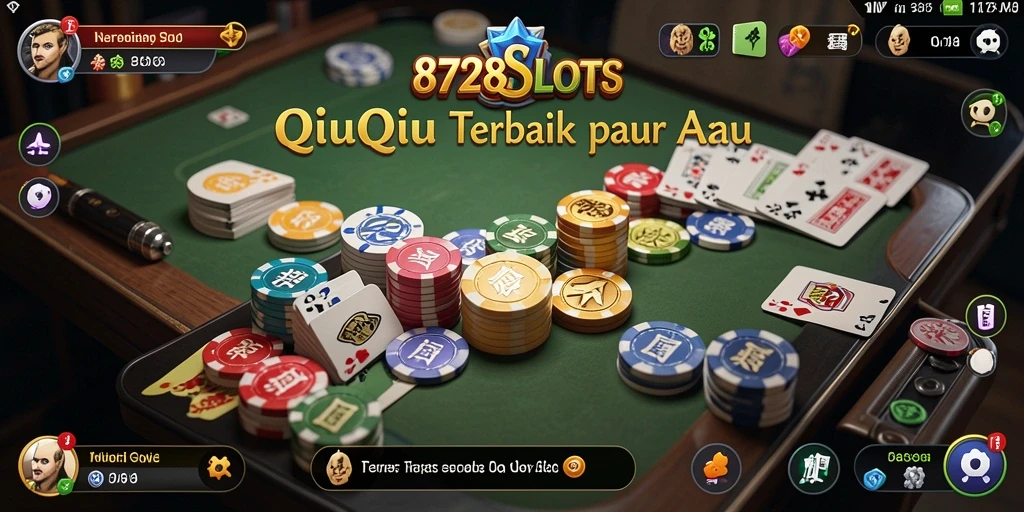 Tampilan gameplay QiuQiu yang seru di 8728SLOTS.
