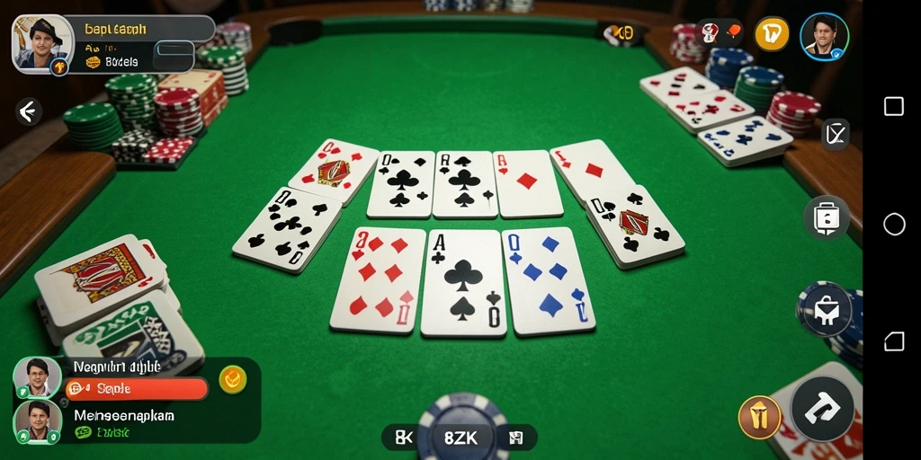 Tampilan gameplay Gaple yang seru dan interaktif di 8ZK.