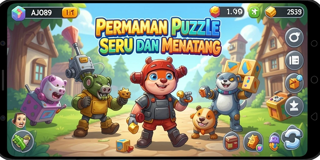 Tampilan gameplay AJO89 yang seru dan menantang.