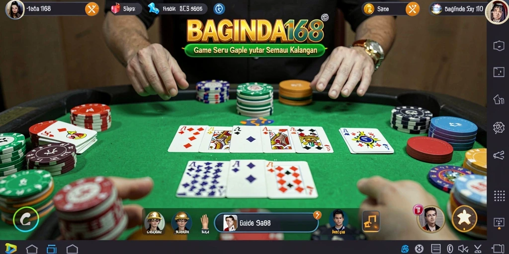 Tampilan gameplay seru dan menantang di BAGINDA168.