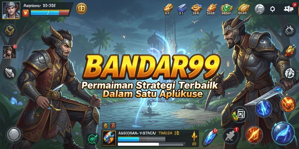 Tampilan permainan yang mendebarkan di BANDAR99.