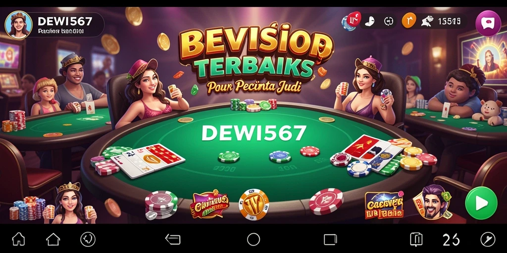 Tampilan gameplay Kasino yang menegangkan di DEWI567.