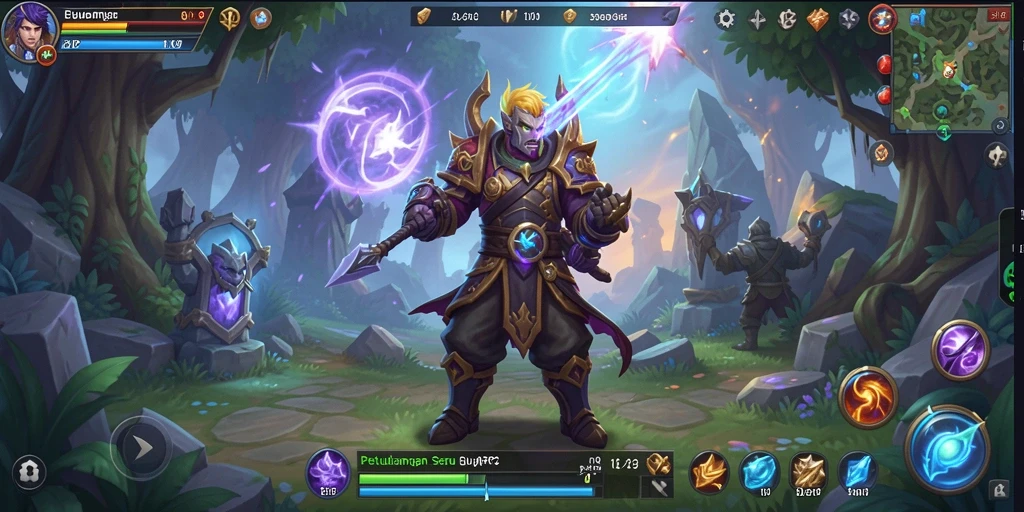 Tampilan gameplay ARPG yang menegangkan dan penuh aksi.
