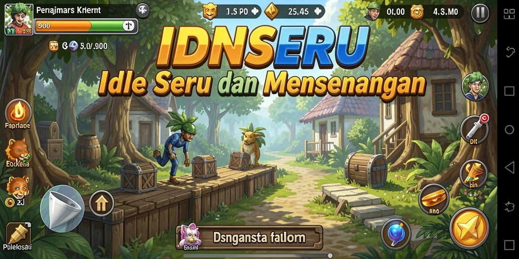 Tangkapan layar dari gameplay menarik IDNSERU.