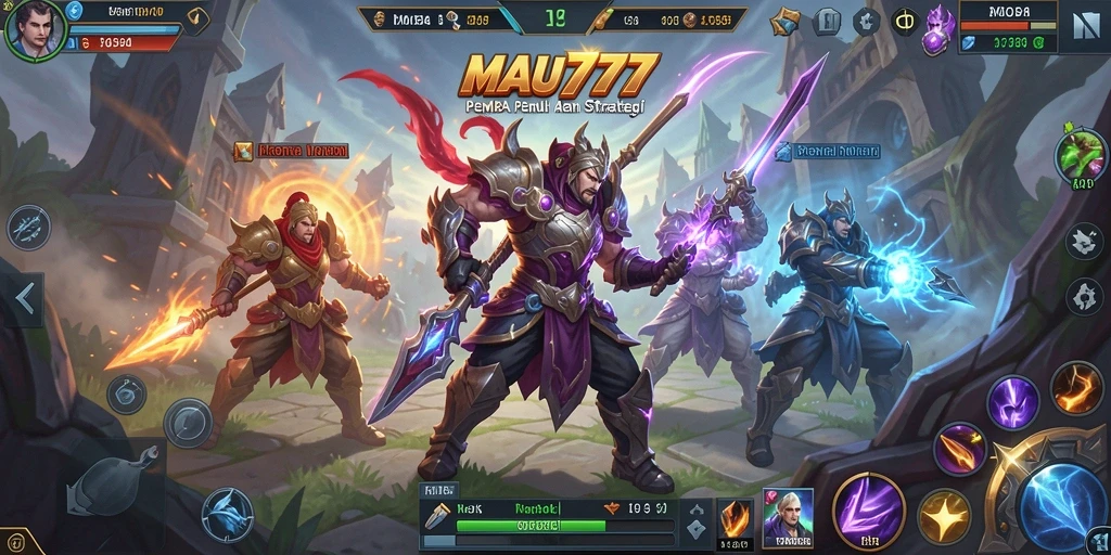 Tampilan gameplay seru di MAU777 dengan pertarungan taktis.