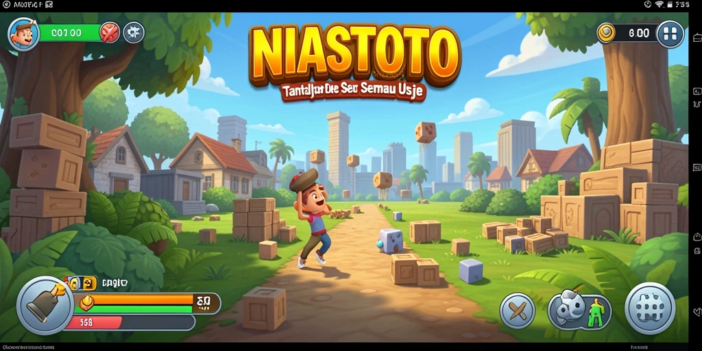 Screenshot menunjukkan gameplay menarik dari NIASTOTO.