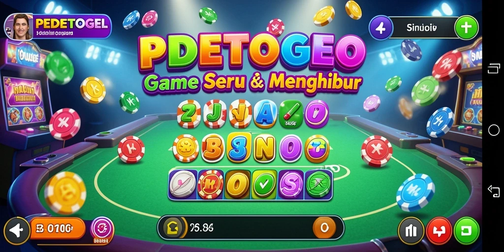 Tampilan gameplay seru dan interaktif dalam PEDETOGEL.