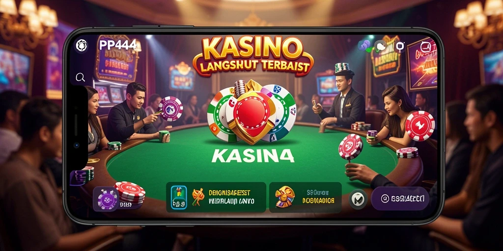 Tampilan gameplay Live Casino yang mendebarkan dan interaktif.