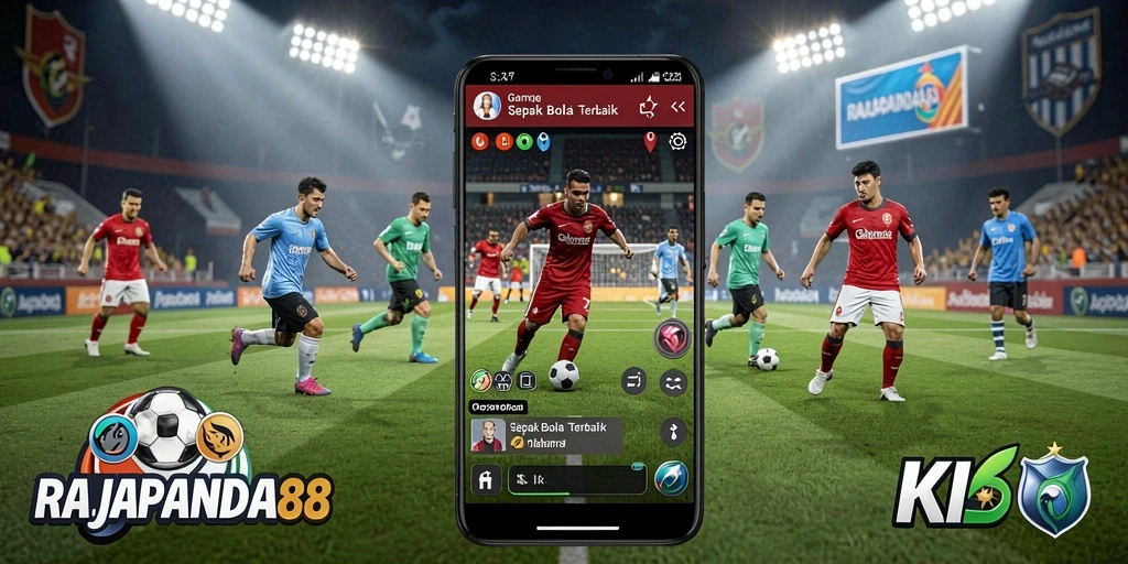 Tampilan gameplay RAJAPANDA88 yang menarik dalam pertandingan sepak bola.