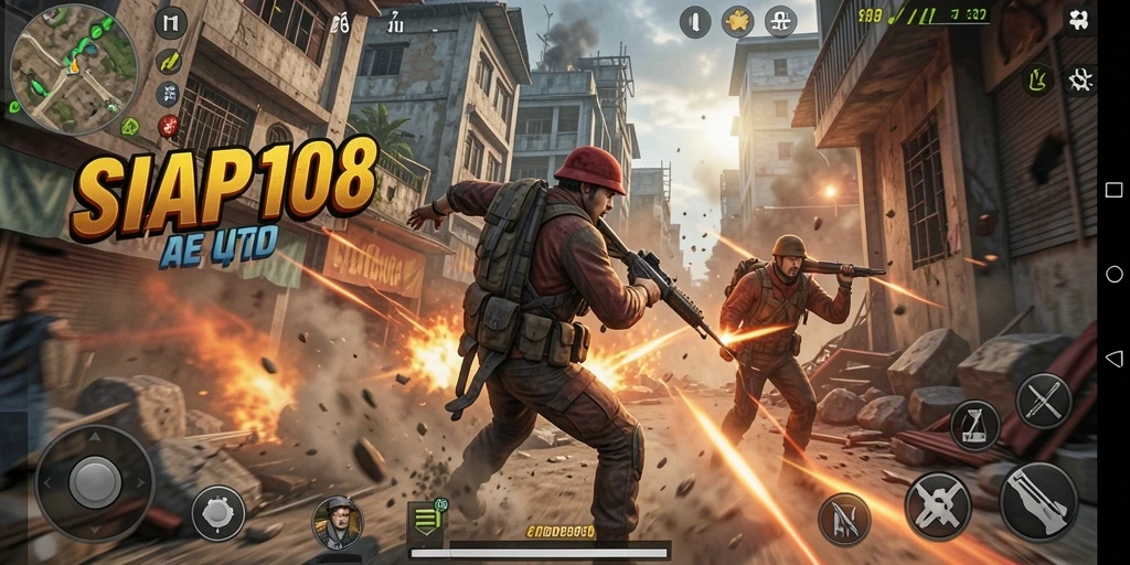 Gameplay seru dengan aksi mendebarkan di SIAP108.