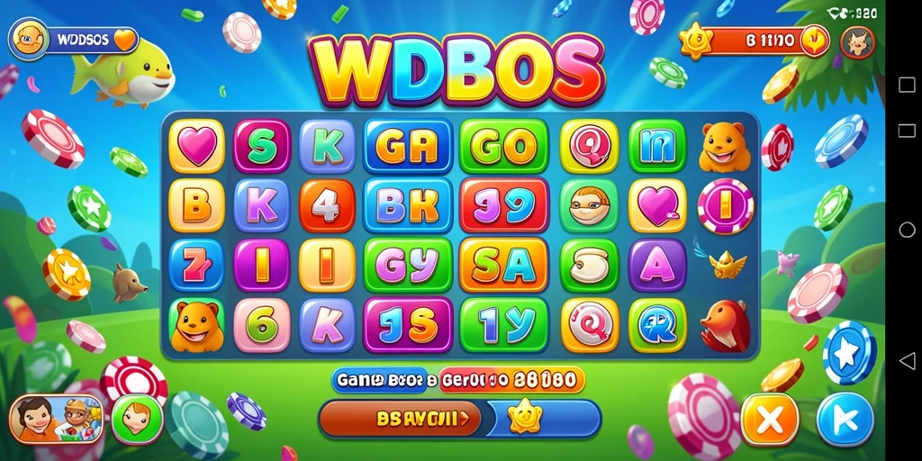 Tampilan permainan Bingo di WDBOS yang seru dan menarik.