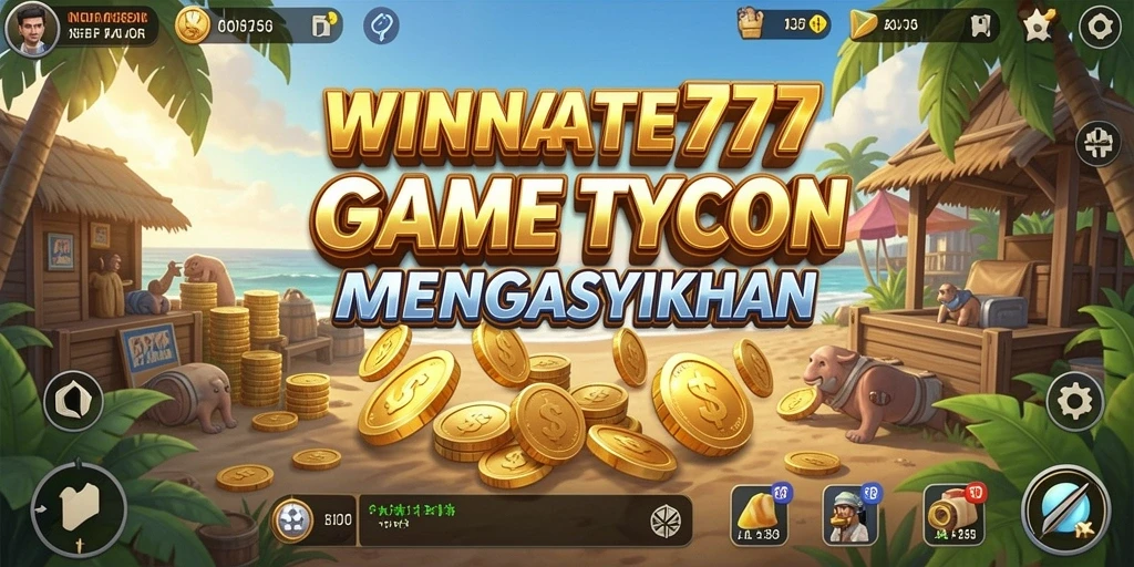 Screenshot utama WINRATE777 yang menunjukkan gameplay Tycoon yang seru.